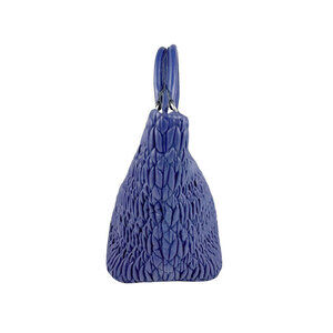 Miu Miu Navy leather matelass shoulder handbag bag Blue